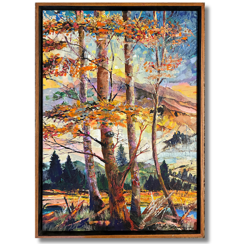 Autumn Stand 25x18 $1000 at Hunter Wolff Gallery
